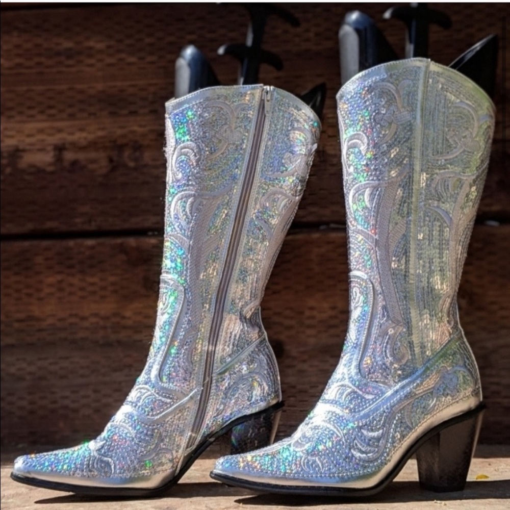 Helen’s Heart Sequin Cowgirl/Cowboy Boots